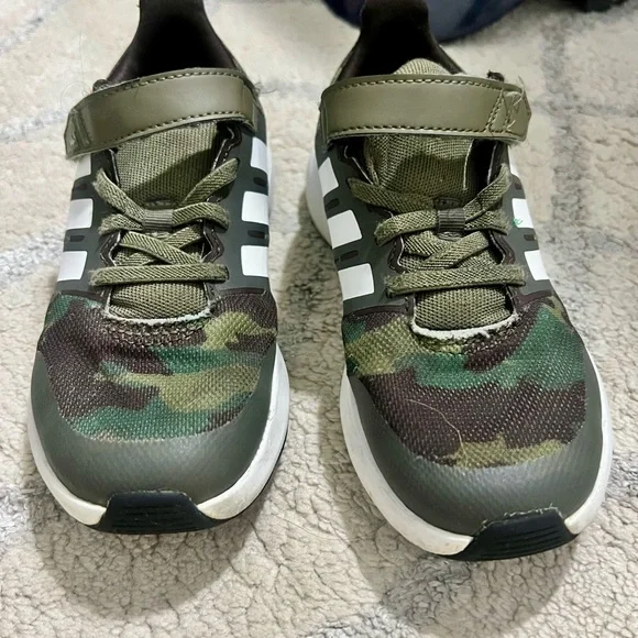 Adidas Green CAMO Cloudfoam Size 13 - Picture 3 of 10